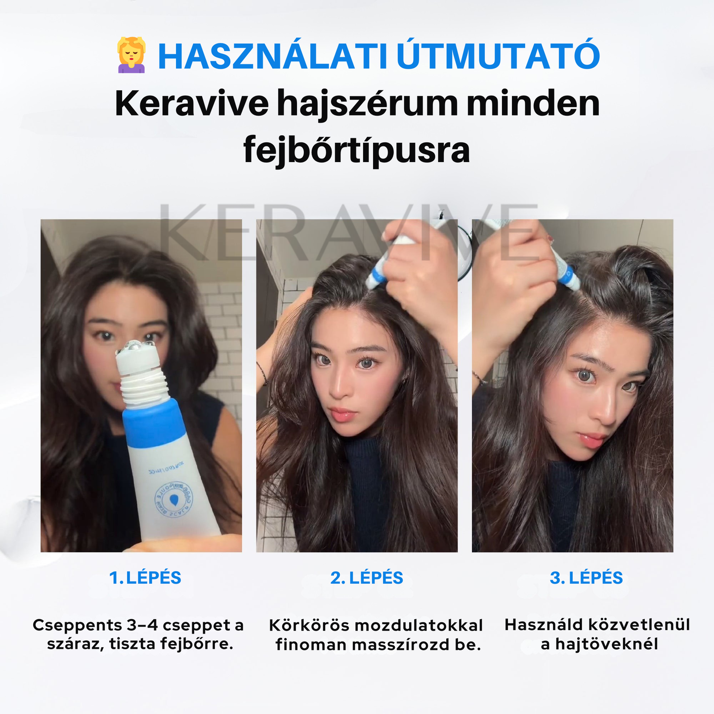 Keravive – Ampulla a dúsabb, erősebb hajért